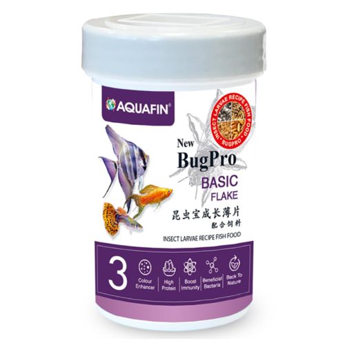 غذاء ورقي للأسماك الأمازونية من الذباب - Aquafin bugpro Flake غذاء ورقي للأسماك الأمازونية من الذباب - Aquafin bugpro Flake