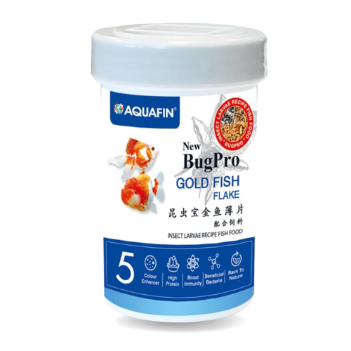 غذاء ورقي لأسماك الجولد فيش من الذباب - Aquafin bugpro Flake غذاء ورقي لأسماك الجولد فيش من الذباب - Aquafin bugpro Flake