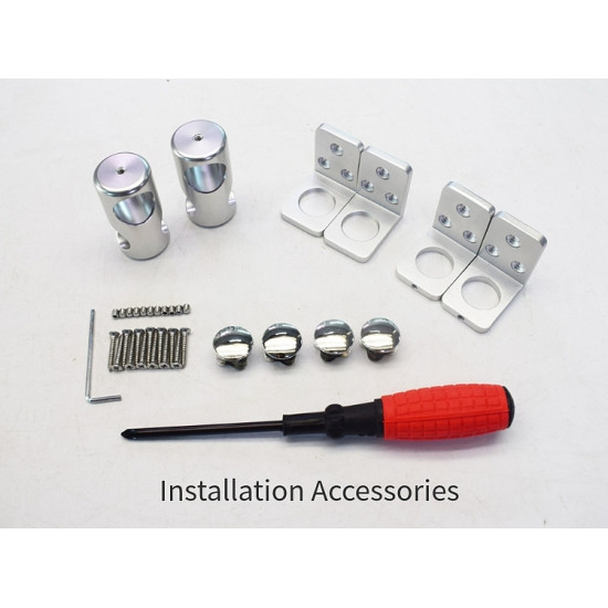 ستاند إحترافي من الأستانلس ستيل غير قابل لصدأ بـ 3 أحجام متعددة - WEEK AQUA Back style lighting bracket ستاند إحترافي من الأستانلس ستيل غير قابل لصدأ بـ 3 أحجام متعددة - WEEK AQUA Back style lighting bracket