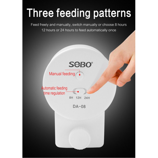 جهاز تغذية الأسماك الألي - SOBO - Automatic Food Dispenser جهاز تغذية الأسماك الألي - SOBO - Automatic Food Dispenser