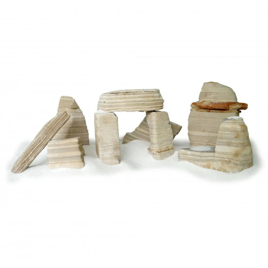 صخور الطبقات بأحجام معددة - Yellow Multilayer Stone صخور الطبقات بأحجام معددة - Yellow Multilayer Stone