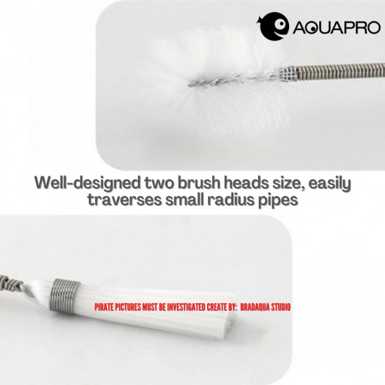 فرشاة التنظيف 2 في 1 لصخور والأخشاب والأنابيب - AQUAPRO Pipe brush Pro فرشاة التنظيف 2 في 1 لصخور والأخشاب والأنابيب - AQUAPRO Pipe brush Pro