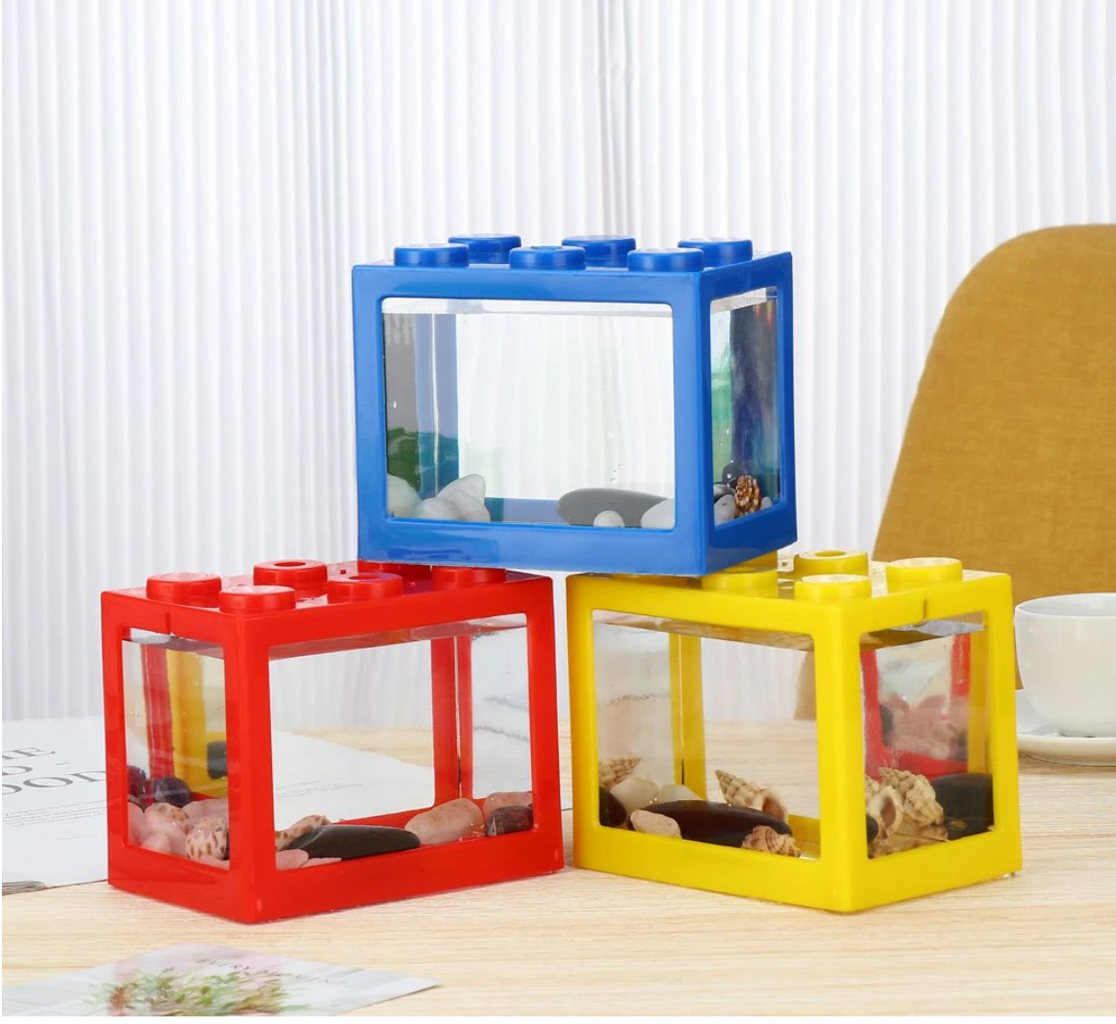 أحواض ليقو صغيرة بألوان متعددة - Lego mini aquarium