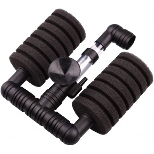 فلتر بقطعتين أسفنح يعمل بمضخة الهواء - Sponge Filter فلتر بقطعتين أسفنح يعمل بمضخة الهواء - Sponge Filter