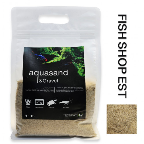 رمل طبيعي لون رملي طبيعي 100% - Fish Shop EST رمل طبيعي لون رملي طبيعي 100% - Fish Shop EST