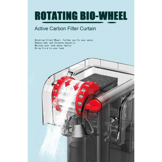 فلتر سلايدر إحترافي للأحواض النانو الصغيرة - WB-G04 WaterBear فلتر سلايدر إحترافي للأحواض النانو الصغيرة - WB-G04 WaterBear