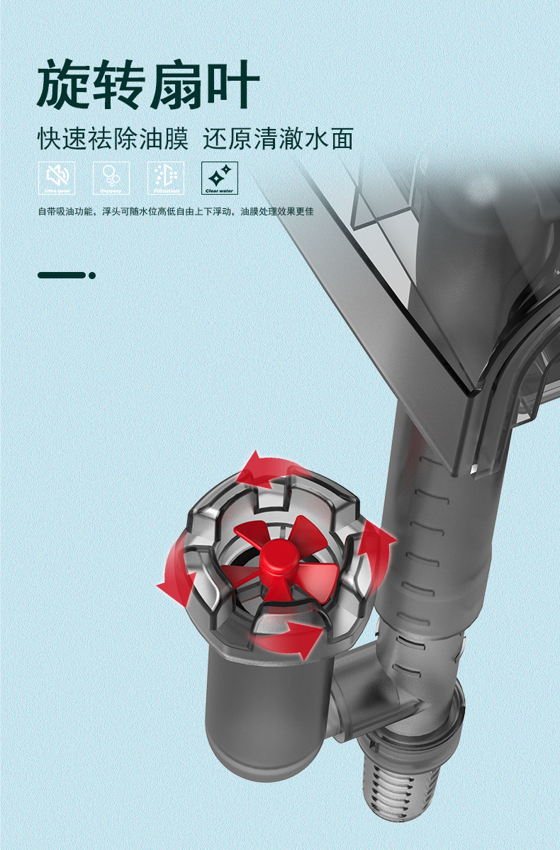 فلتر سلايدر إحترافي للأحواض الصغيرة - WB-G330 WaterBear