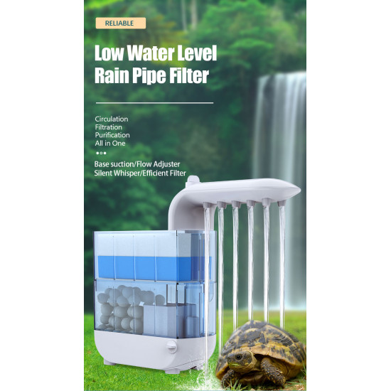 فلتر داخلي متكامل لسلاحف والبرمائيات Turtle Tank Filter فلتر داخلي متكامل لسلاحف والبرمائيات Turtle Tank Filter