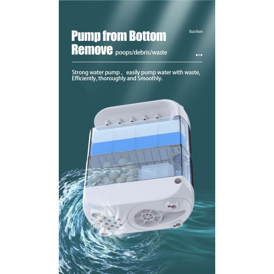 فلتر داخلي متكامل لسلاحف والبرمائيات Turtle Tank Filter فلتر داخلي متكامل لسلاحف والبرمائيات Turtle Tank Filter