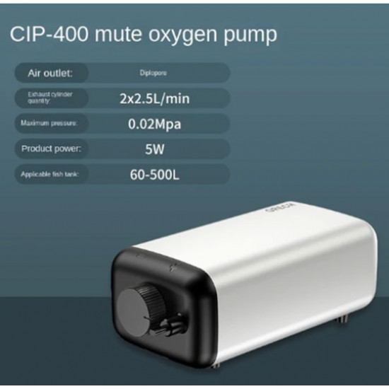 مضخة هواء للأحواض المتوسطة والكبيرة CIP-400 - SUNSUN air pump مضخة هواء للأحواض المتوسطة والكبيرة CIP-400 - SUNSUN air pump