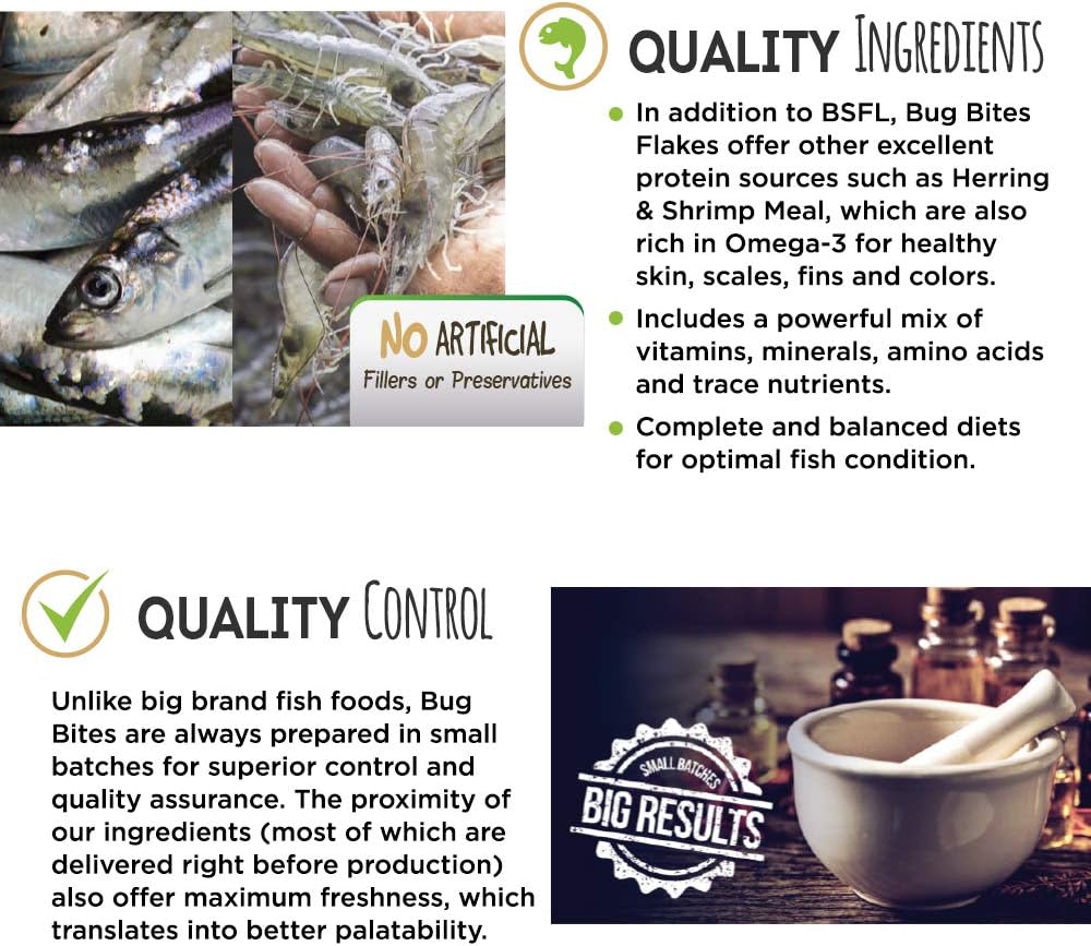 غذاء ورقي لجميع الأسماك الإستوائية غني بسبيرولينا - Fluval Bug Bites Fish with Spirulina غذاء ورقي لجميع الأسماك الإستوائية غني بسبيرولينا - Fluval Bug Bites Fish with Spirulina