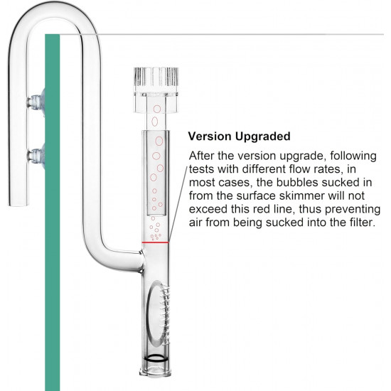 سكيمر ليلي بايب من الزجاج و الإكريلك مقاس  - Lily Pipe Glass 
