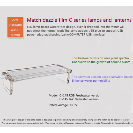 حوض كامل صغير مميز مع فلتر وإضاءة USB من شركة - QANVEE aquarium حوض كامل صغير مميز مع فلتر وإضاءة USB من شركة - QANVEE aquarium