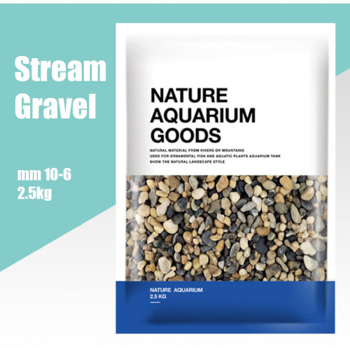 natural aquarium goods - Stream Gravel 2.5kg natural aquarium goods - Stream Gravel 2.5kg