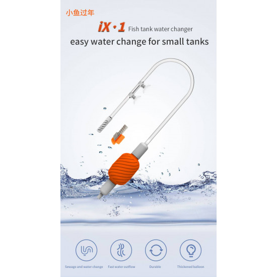 أداة تنظيف وشفط الماء للأحواض الصغيرة للمحترافين - Qanvee cleaning tank أداة تنظيف وشفط الماء للأحواض الصغيرة للمحترافين - Qanvee cleaning tank