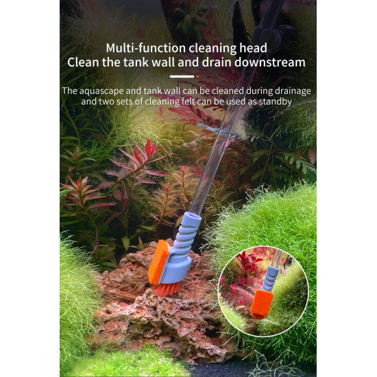 أداة تنظيف وشفط الماء للأحواض الصغيرة للمحترافين - Qanvee cleaning tank أداة تنظيف وشفط الماء للأحواض الصغيرة للمحترافين - Qanvee cleaning tank