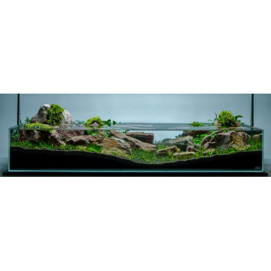حوض زجاجي سوبر كلير حجم 120x45x20 سم - Shallow aquarium حوض زجاجي سوبر كلير حجم 120x45x20 سم - Shallow aquarium