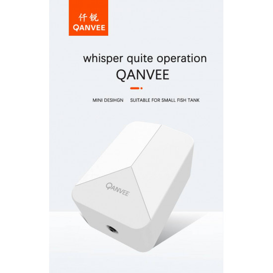 مجموعة حوض زجاجي مع مضخة هواء وفلتر وإضاءة بحرية - QANVEE aquarium مجموعة حوض زجاجي مع مضخة هواء وفلتر وإضاءة بحرية - QANVEE aquarium