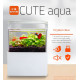 الحوض الكيوت المميز مع فلتر وإضاءة USB من شركة - QANVEE CUTE aquarium الحوض الكيوت المميز مع فلتر وإضاءة USB من شركة - QANVEE CUTE aquarium