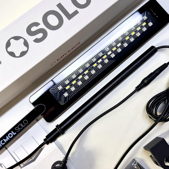 إضاءة أنيقة WRGB الذكية بمواصفات إحترافية للأحواض النباتية - MicMol SOLO smart إضاءة أنيقة WRGB الذكية بمواصفات إحترافية للأحواض النباتية - MicMol SOLO smart