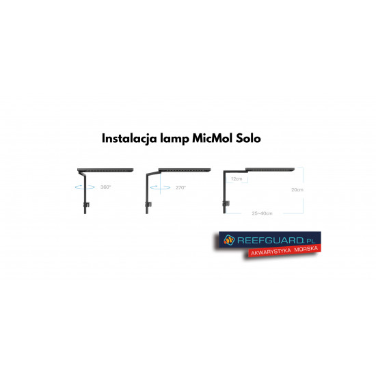 إضاءة أنيقة WRGB الذكية بمواصفات إحترافية للأحواض النباتية - MicMol SOLO smart إضاءة أنيقة WRGB الذكية بمواصفات إحترافية للأحواض النباتية - MicMol SOLO smart