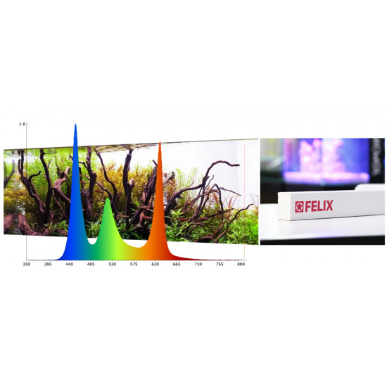 إضاءة WIFI بتحكم كامل وذكي وتصميم عصري بحجم 90سم  - MicMol FELIX 