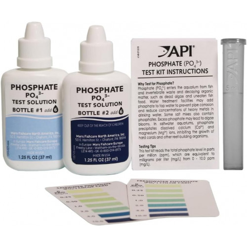 قياس نسبة النيترات - API Phosphate po4 test kit قياس نسبة النيترات - API Phosphate po4 test kit