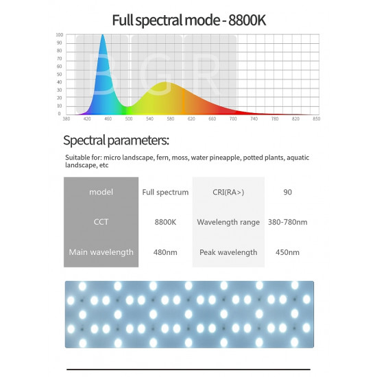 إضاءة مدمجة مع أستاند من الألمينيوم للأحواض النباتية المكعبة والدائرية - Week Aqua LED إضاءة مدمجة مع أستاند من الألمينيوم للأحواض النباتية المكعبة والدائرية - Week Aqua LED