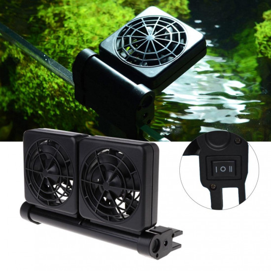 مروحة واحدة تبريد بكفائة عالية للأحواض الصغيرة - Cooling Fan Aquarium مروحة واحدة تبريد بكفائة عالية للأحواض الصغيرة - Cooling Fan Aquarium