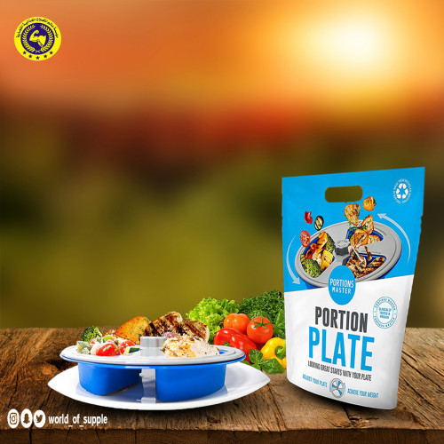 Portions Master All in One Plate | Diet Weight Loss Aid | Food Management & Servings Control Portions Master All in One Plate | Diet Weight Loss Aid | Food Management & Servings Control