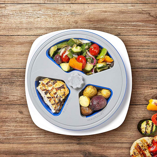Portions Master All in One Plate | Diet Weight Loss Aid | Food Management & Servings Control Portions Master All in One Plate | Diet Weight Loss Aid | Food Management & Servings Control