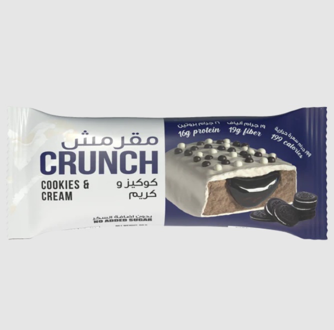 بروتين بار مقرمش مع حشوة الكراميل السائل مع المحلى 60 جرام بروتين بار مقرمش مع حشوة الكراميل السائل مع المحلى 60 جرام