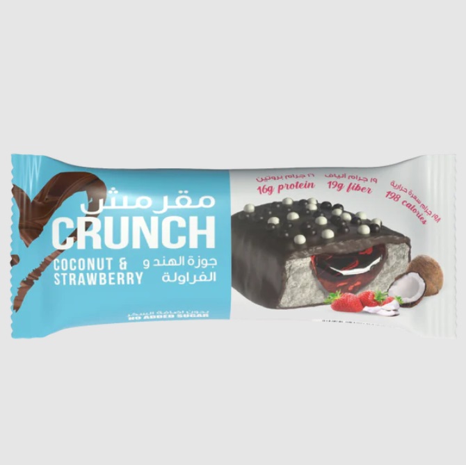 بروتين بار مقرمش مع حشوة الكراميل السائل مع المحلى 60 جرام بروتين بار مقرمش مع حشوة الكراميل السائل مع المحلى 60 جرام