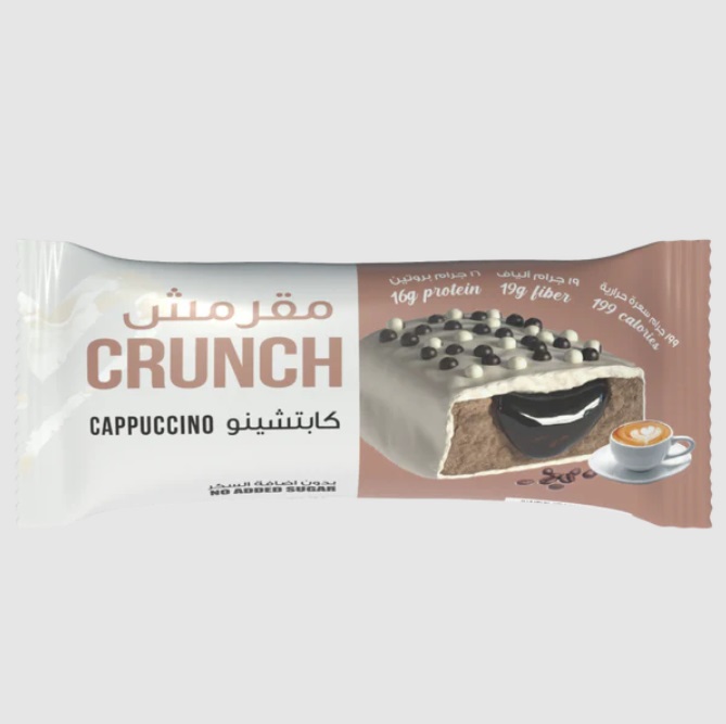 بروتين بار مقرمش مع حشوة الكراميل السائل مع المحلى 60 جرام بروتين بار مقرمش مع حشوة الكراميل السائل مع المحلى 60 جرام