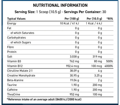 أبلايد نيوتريشن - اي بي اي ماقبل التمرين (30 حصة) أبلايد نيوتريشن - اي بي اي ماقبل التمرين (30 حصة)