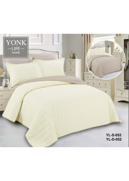 طقم مفرش صيفي مزدوج مضغوط وجهين(052)