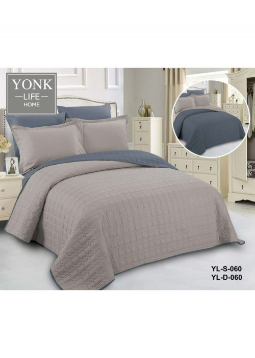 طقم مفرش صيفي مزدوج مضغوط وجهين(060)