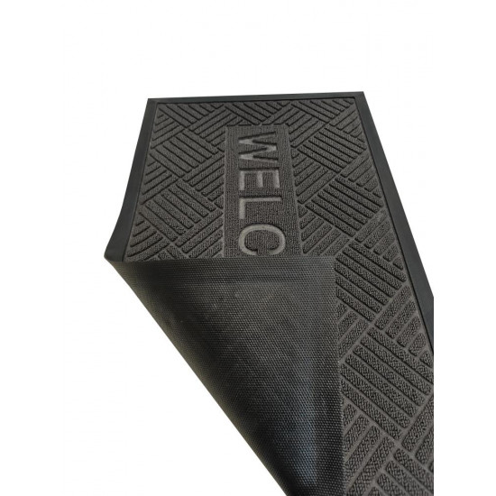 دعسات باب خارجي WELCOME رصاصي غامض