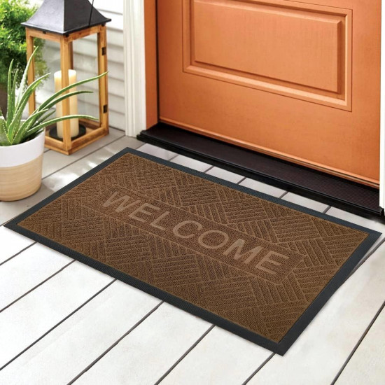 دعسات باب خارجي WELCOME لون بني