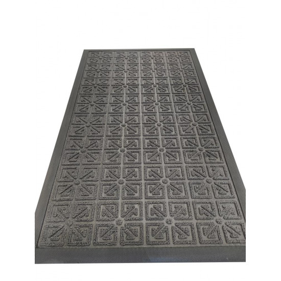 دعسات  مزخرف باب خارجي لون اسود  