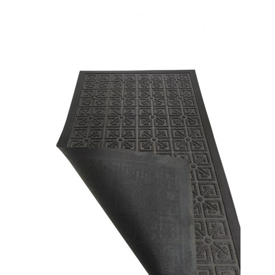 دعسات  مزخرف باب خارجي لون اسود  