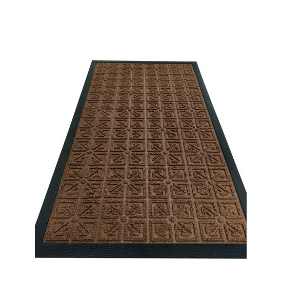 دعسات مزخرف باب خارجي لون بني