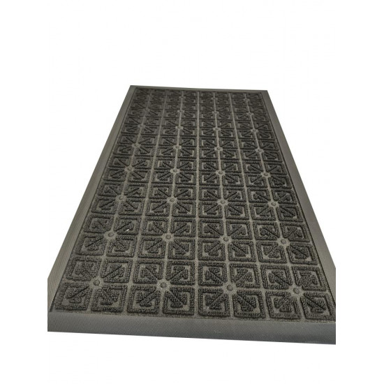 دعسات مزخرف باب خارجي لون اسود