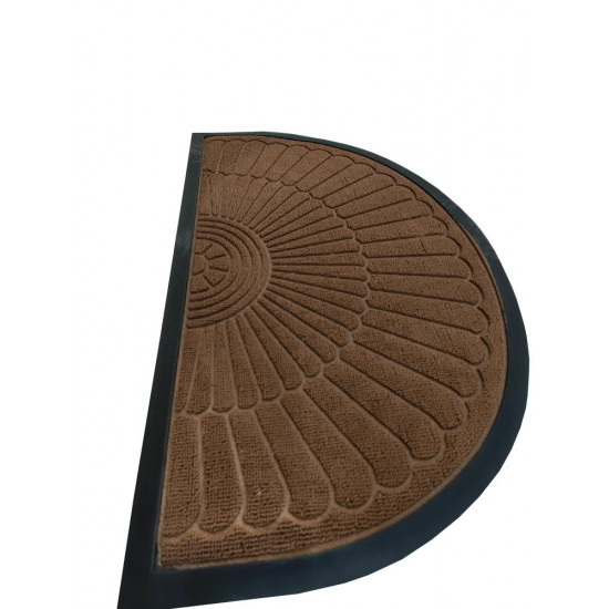 دعسات باب خارجي شكل نصف دائري لون بني