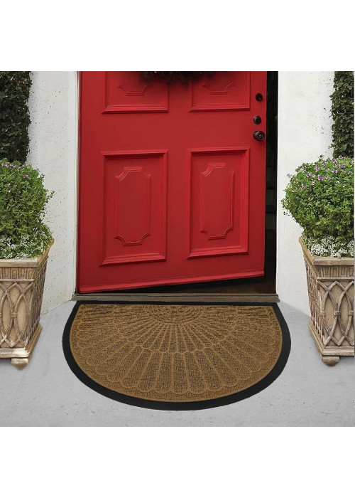 دعسات باب خارجي شكل نصف دائري لون جملي