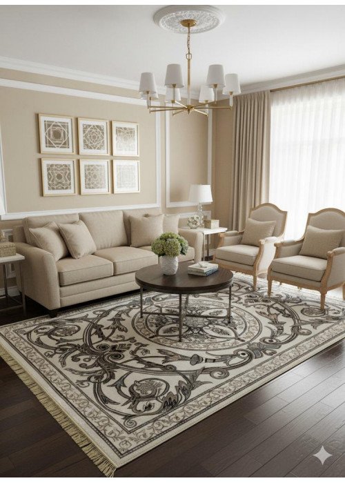 سجاد باريسي فرنسي لون سکری