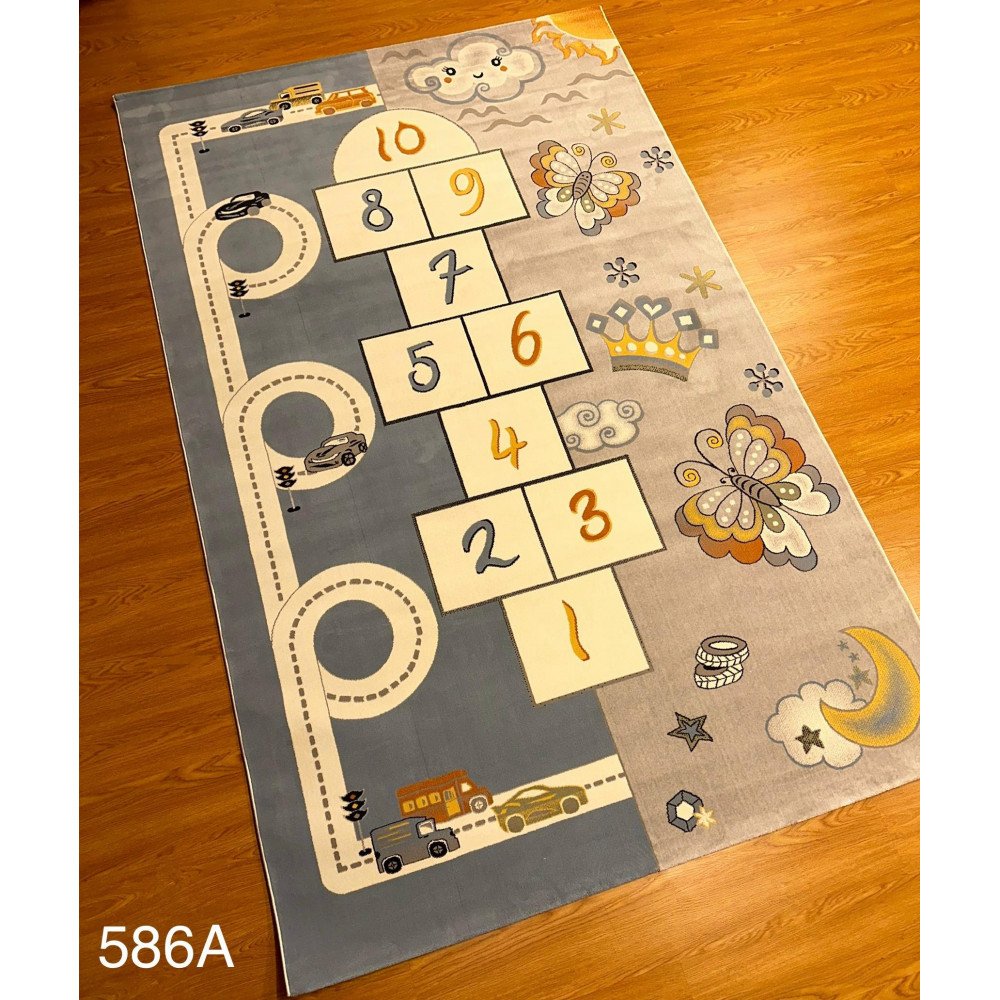 سجاد اطفال ارقام رصاصي وساند