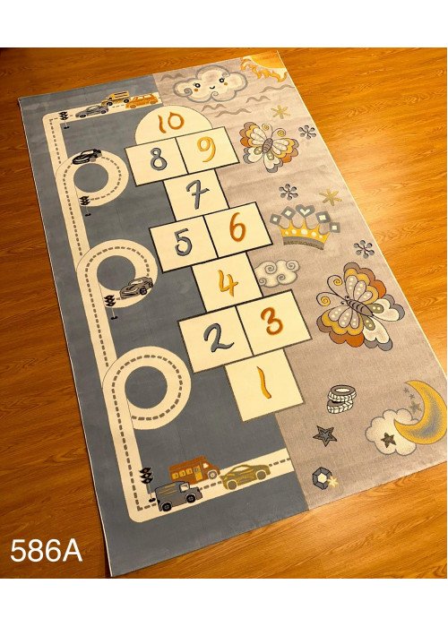 سجاد اطفال ارقام رصاصي وساند