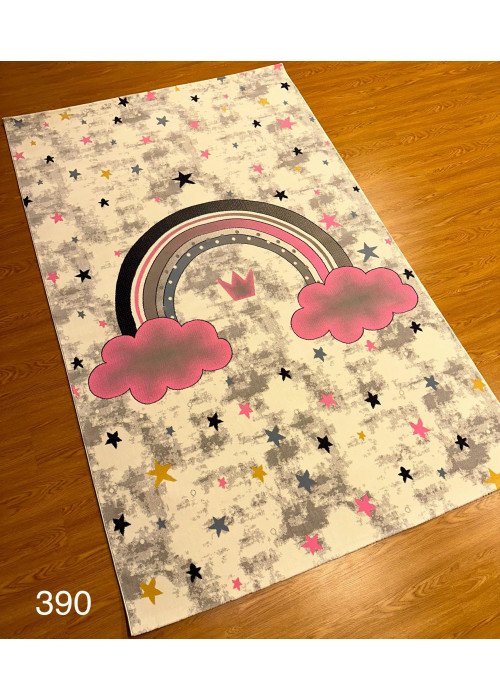 سجاد اطفال رصاصي فاتح - وردي سجاد اطفال رصاصي فاتح - وردي