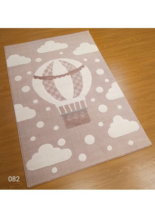 سجاد اطفال منطاد لون وردي فاتح سجاد اطفال منطاد لون وردي فاتح